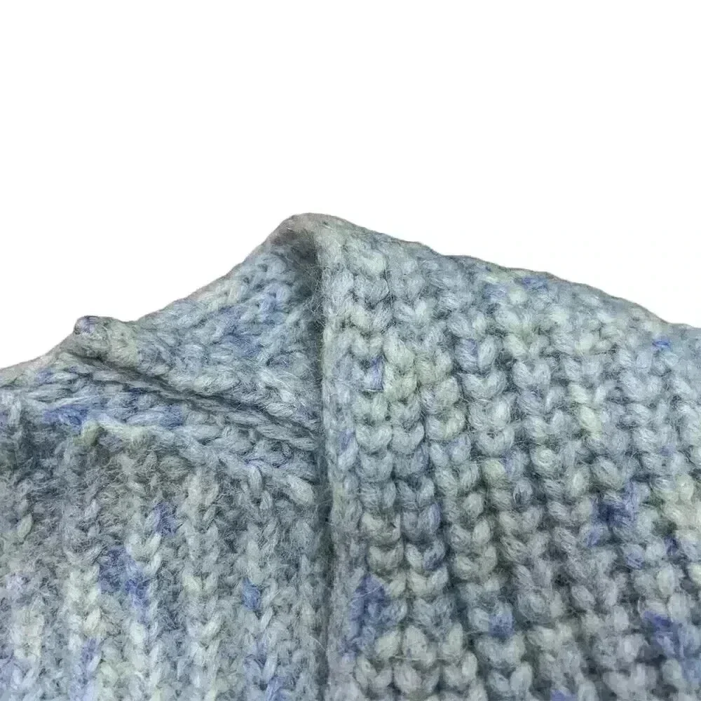 Closed Women's Light Blue V-Neck Alpaca Blend Pullover Sweater Size S